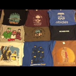 Vintage Big Lebowski and Lebowski Fests T-shirts